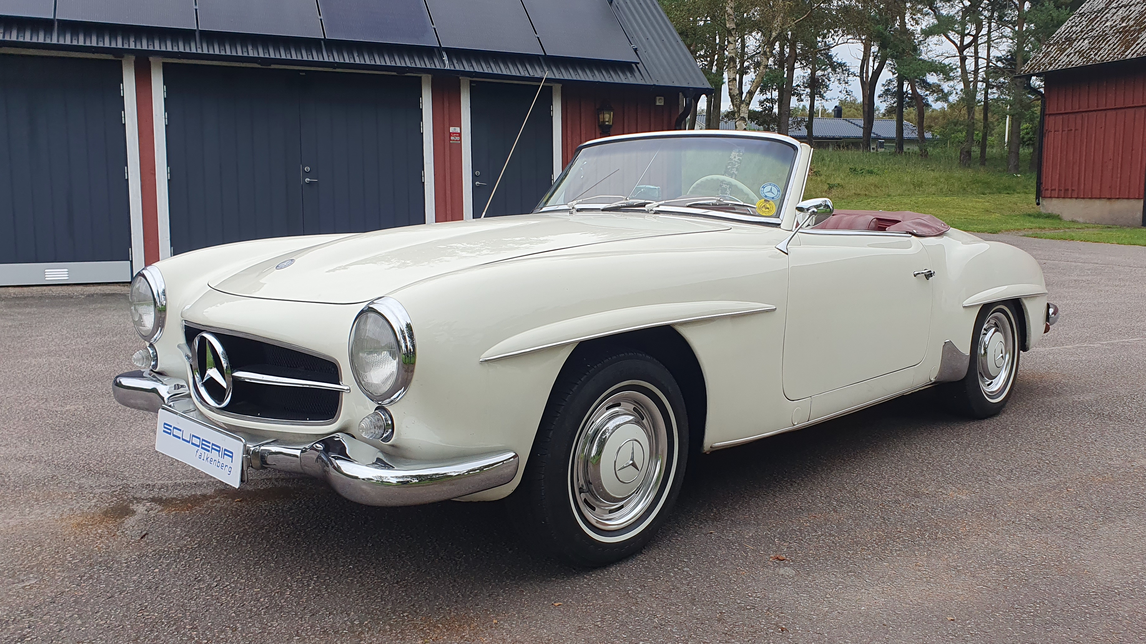 190 sl snett framifrån vä