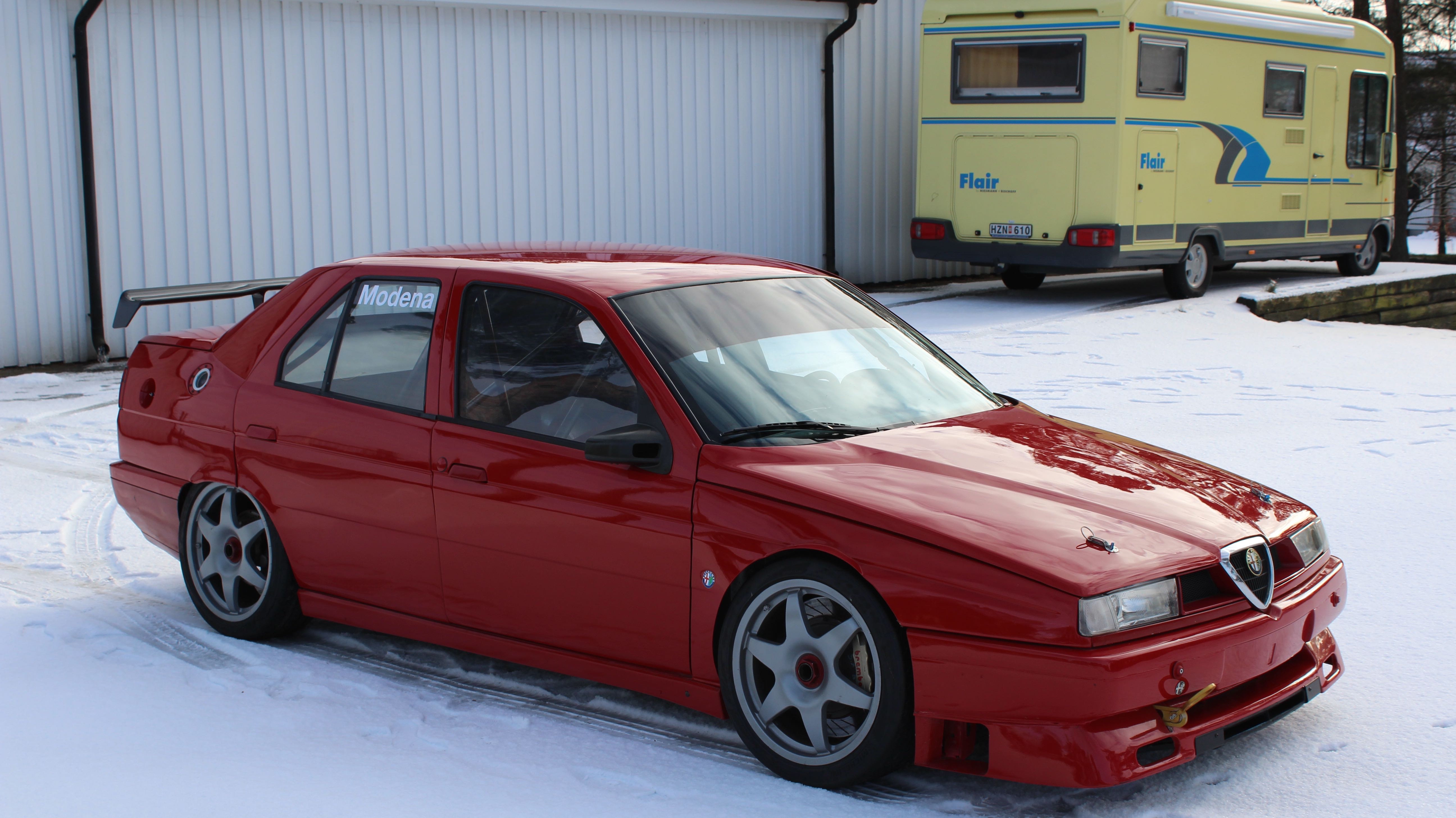 alfa Romeo 155 snett höger sida