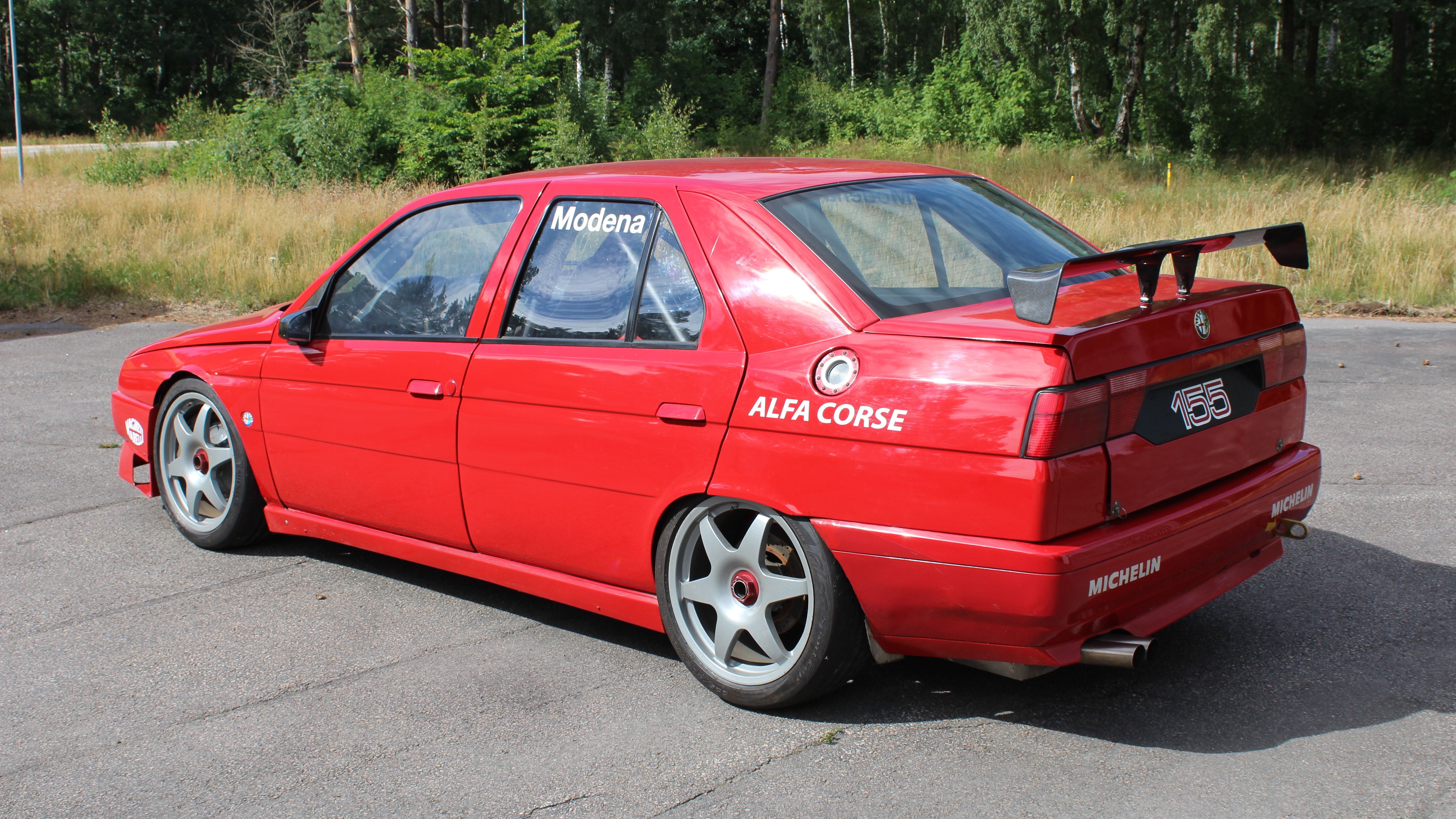 alfa Romeo 155 ny snett bakifrån