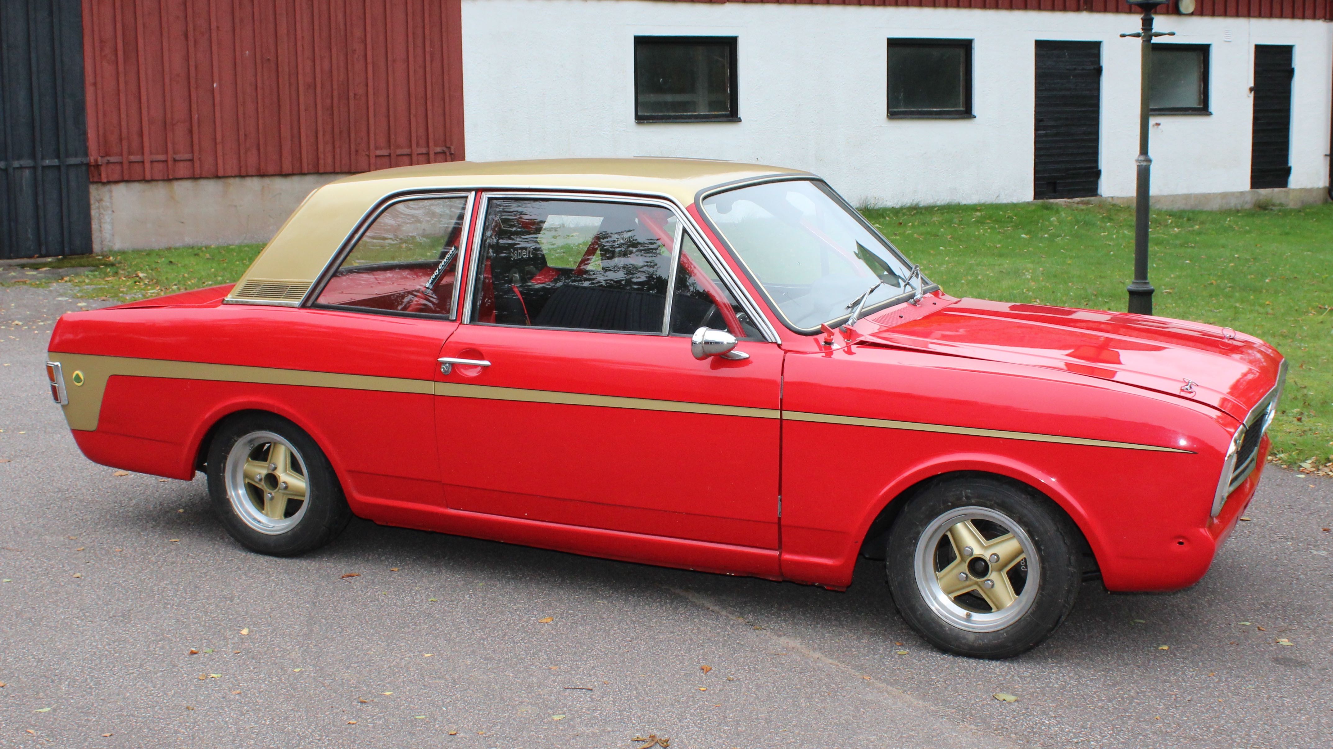 ford Lotus Cortina Mk2 sida hö ny