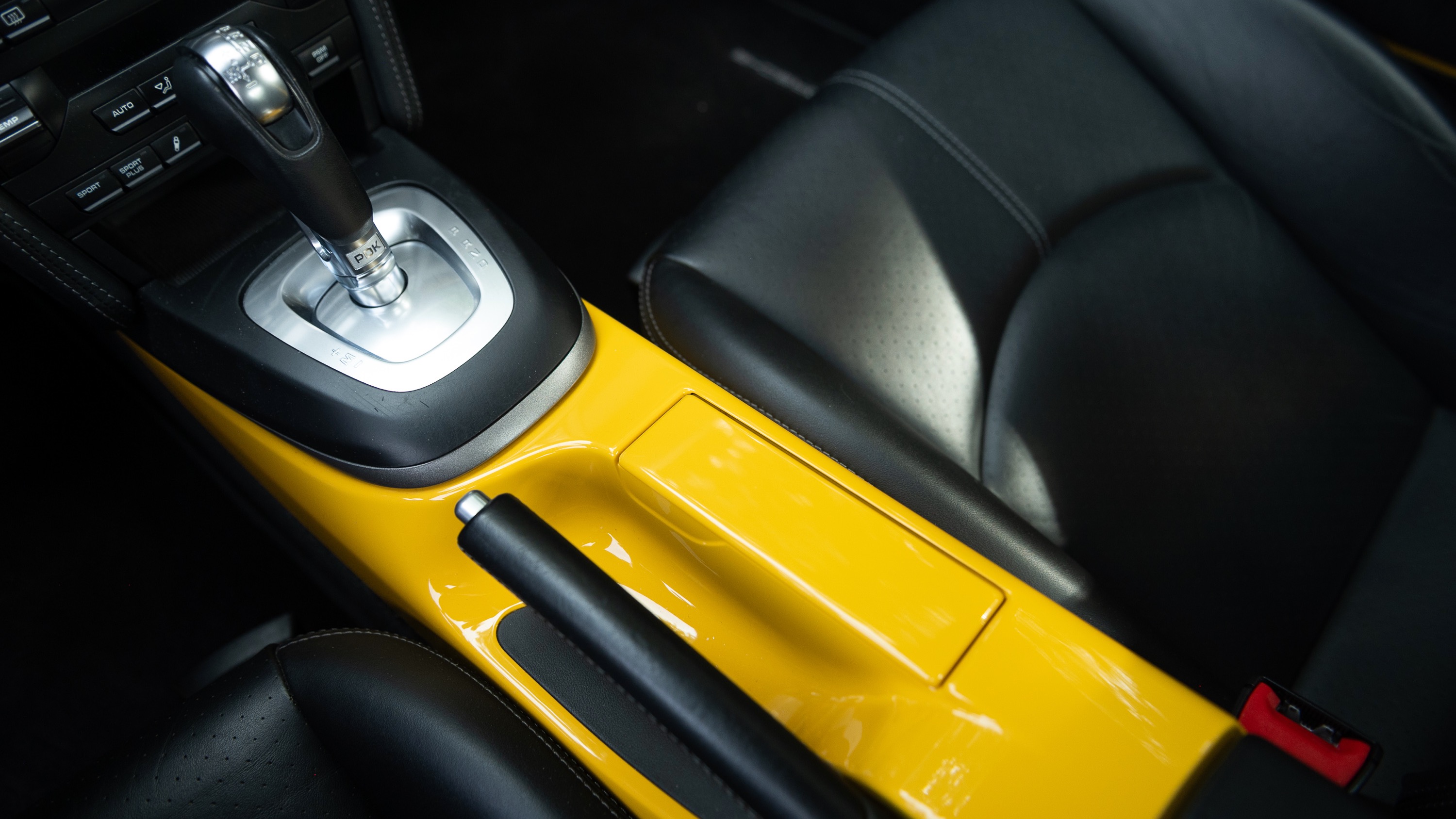 Porsche 997 inredning kardan