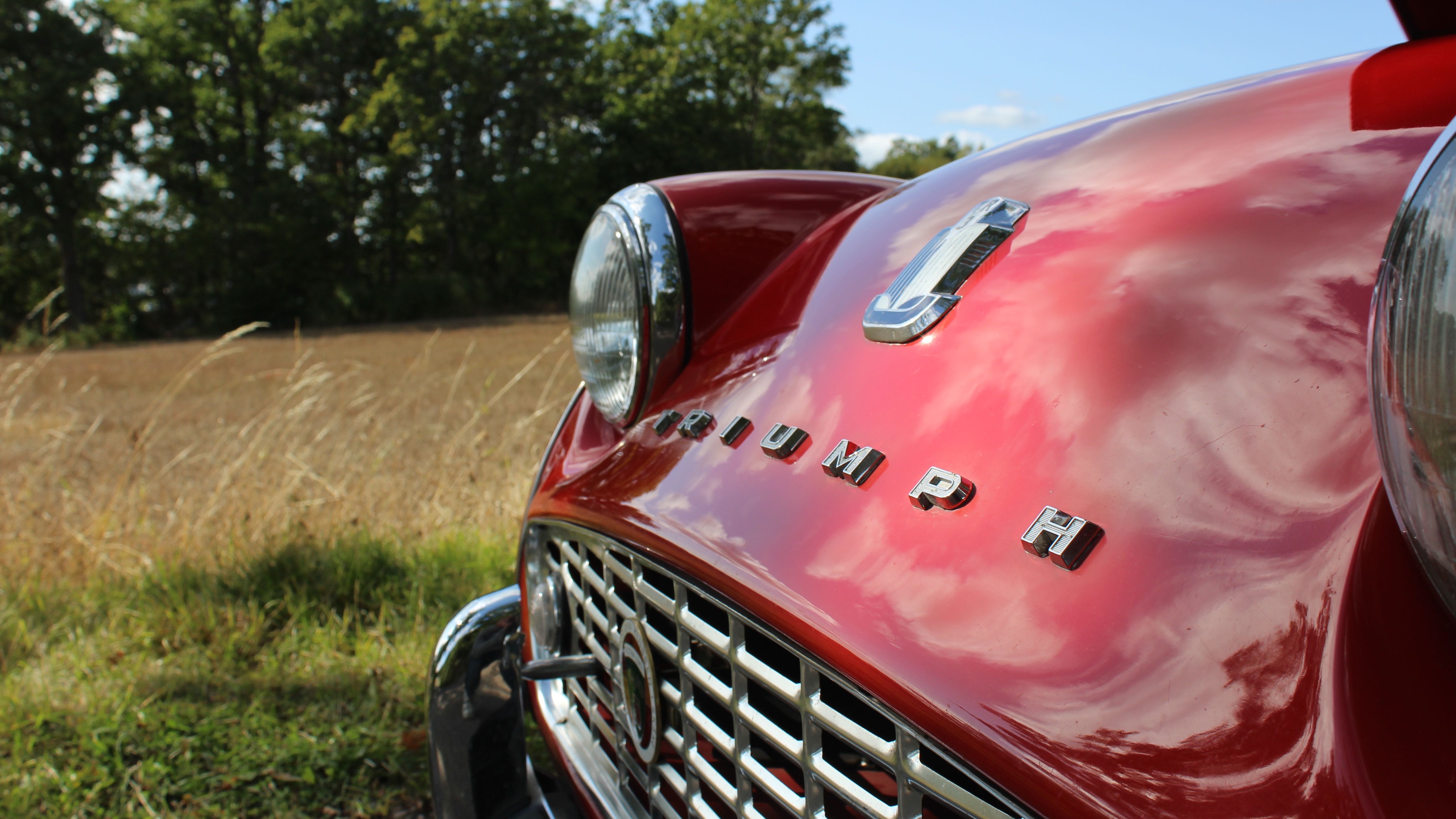 triumph tr3 front