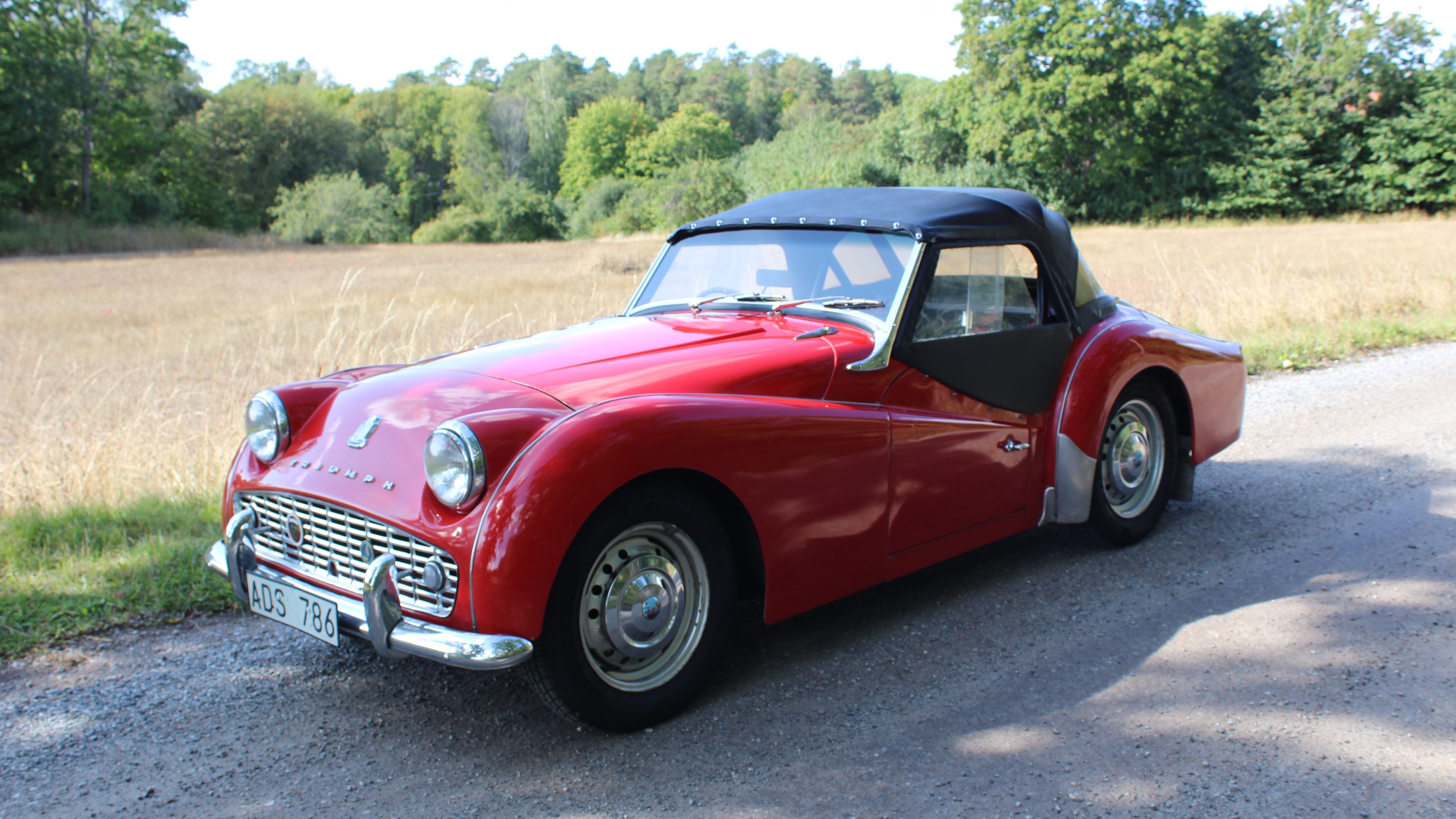 triumph tr3 sufflett sida vä