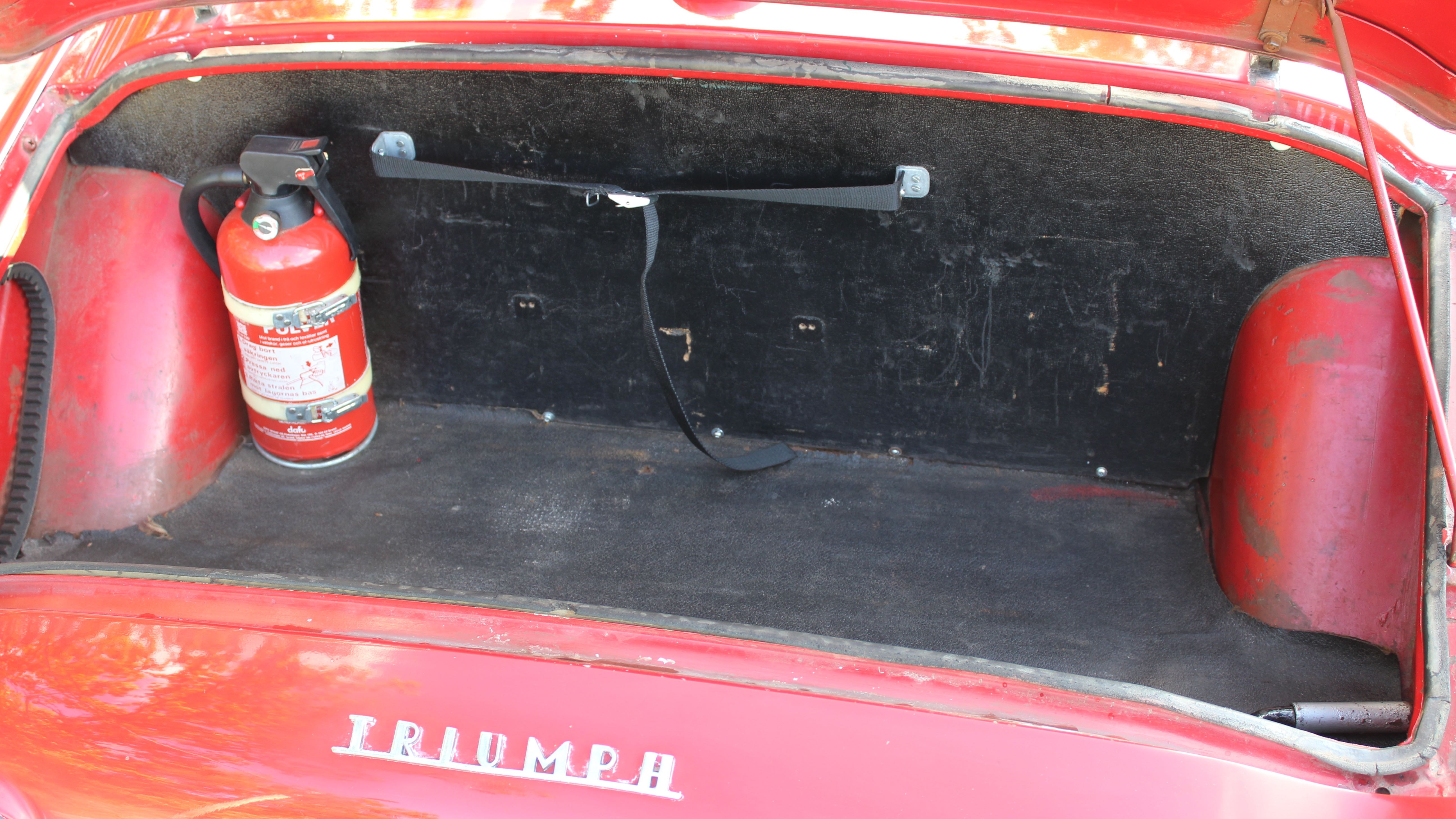 triumph tr3 bagage