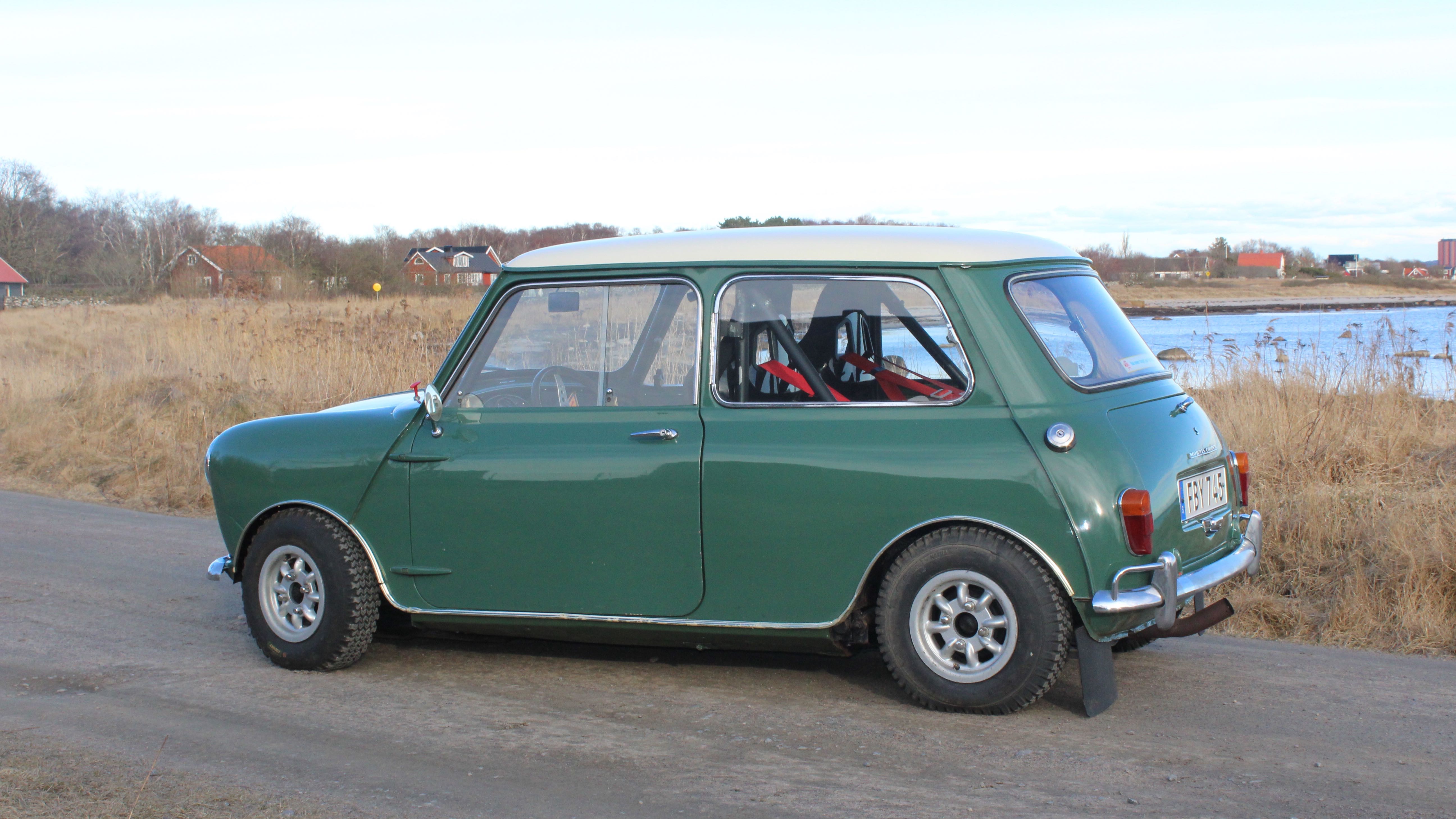 cooper s rally snett vänster bak